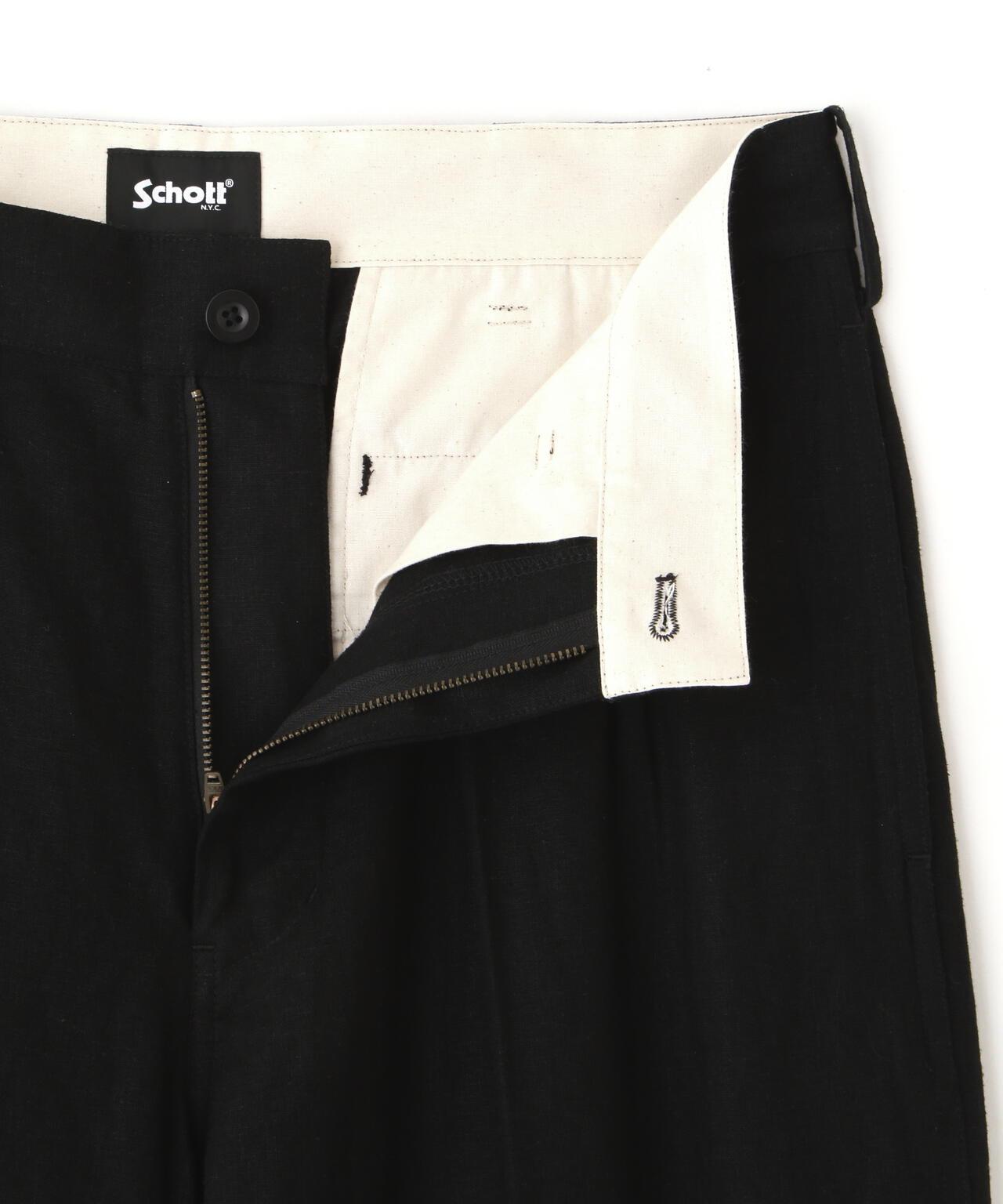 LINEN TROUSERS 亞麻長褲