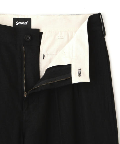 LINEN TROUSERS 亞麻長褲