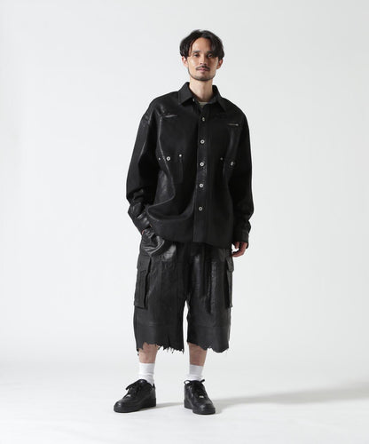 FR(13)NDS フレンズ REPRO-LEATHER CARGO SHORTS