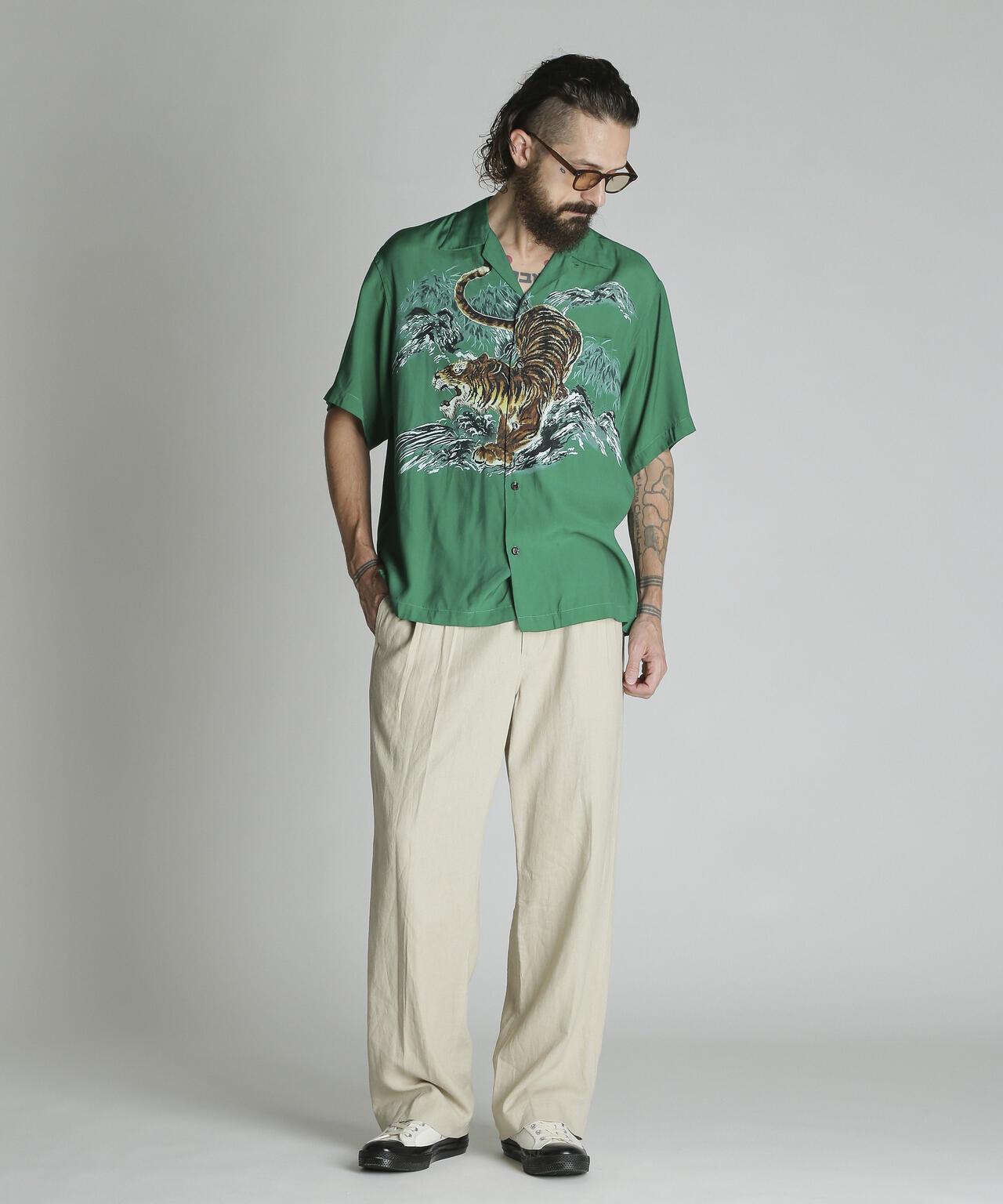 LINEN TROUSERS 亞麻長褲
