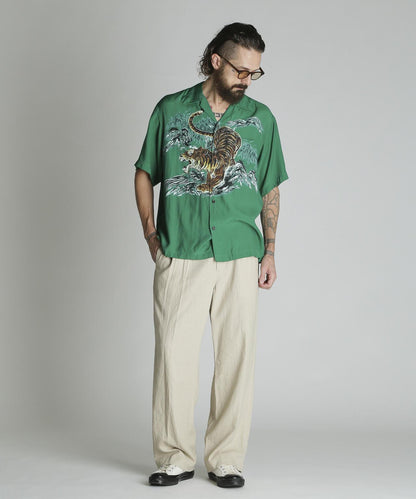 LINEN TROUSERS 亞麻長褲