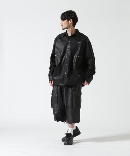 FR(13)NDS フレンズ REPRO-LEATHER CARGO SHORTS