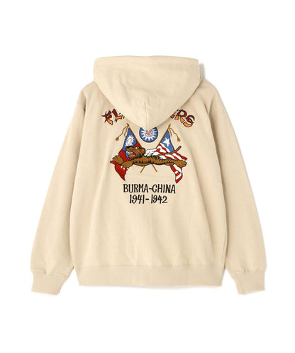 EMB F-TIGERS ZIP UP HOODIE 連帽拉鍊衛衣