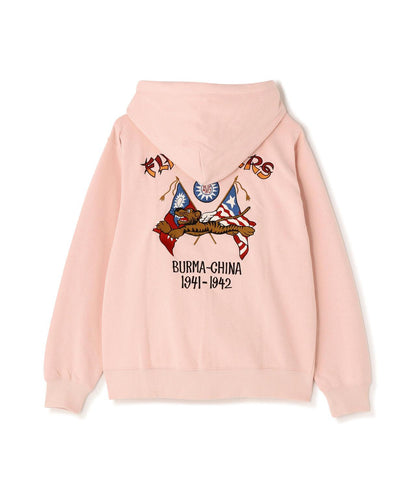 EMB F-TIGERS ZIP UP HOODIE 連帽拉鍊衛衣