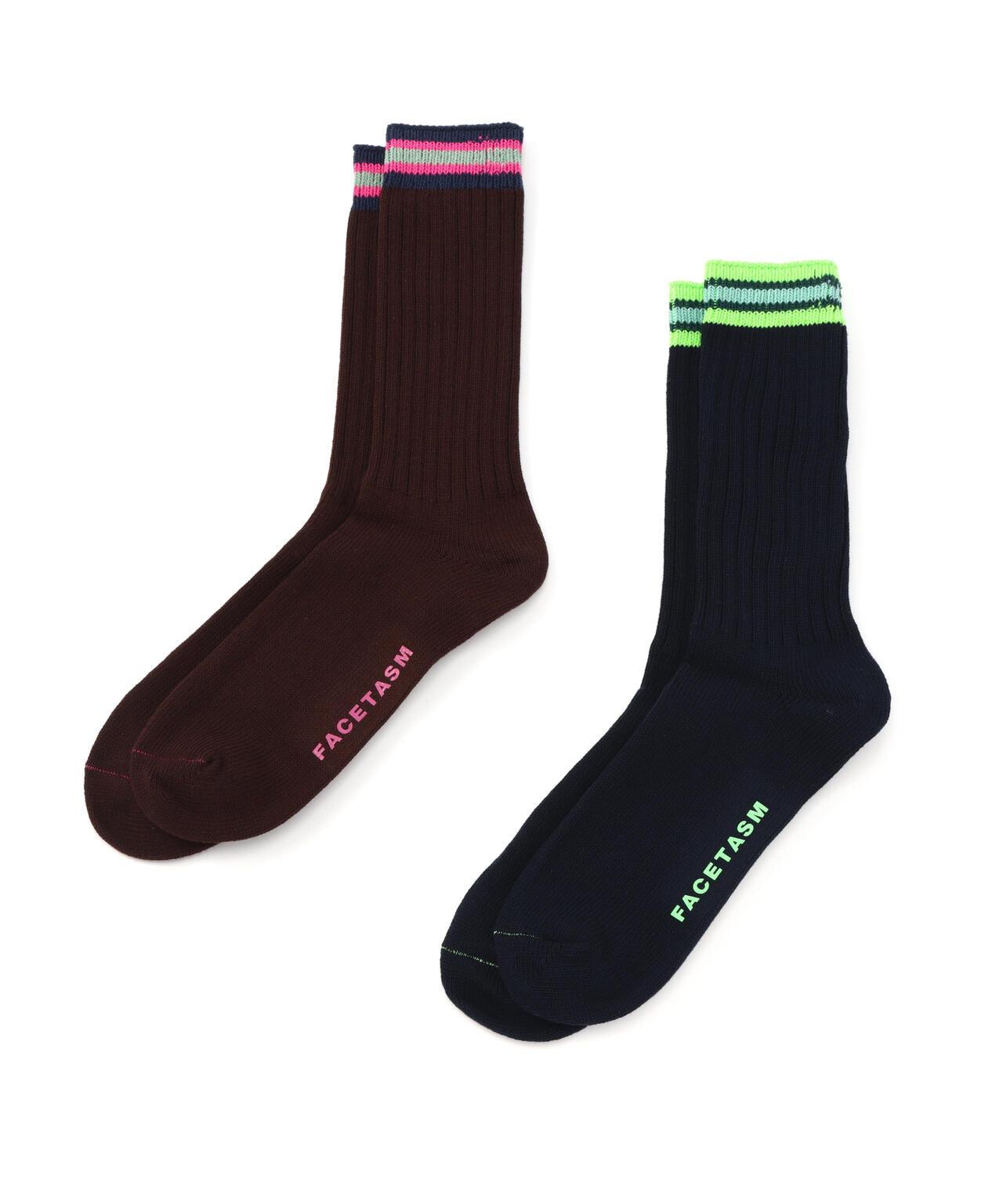 2P RIB SOCKS 羅紋襪子