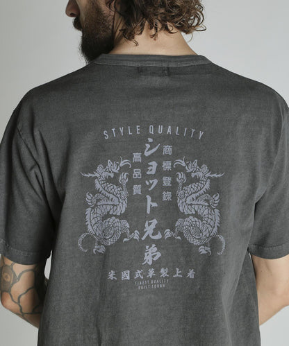 ADVERTISEMENT DRAGON PG T-SHIRT 龍圖案印花 短袖T恤