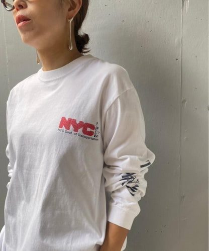 GOOD ROCK SPEED NYC NO PARKING 印花長袖T恤 UNISEX