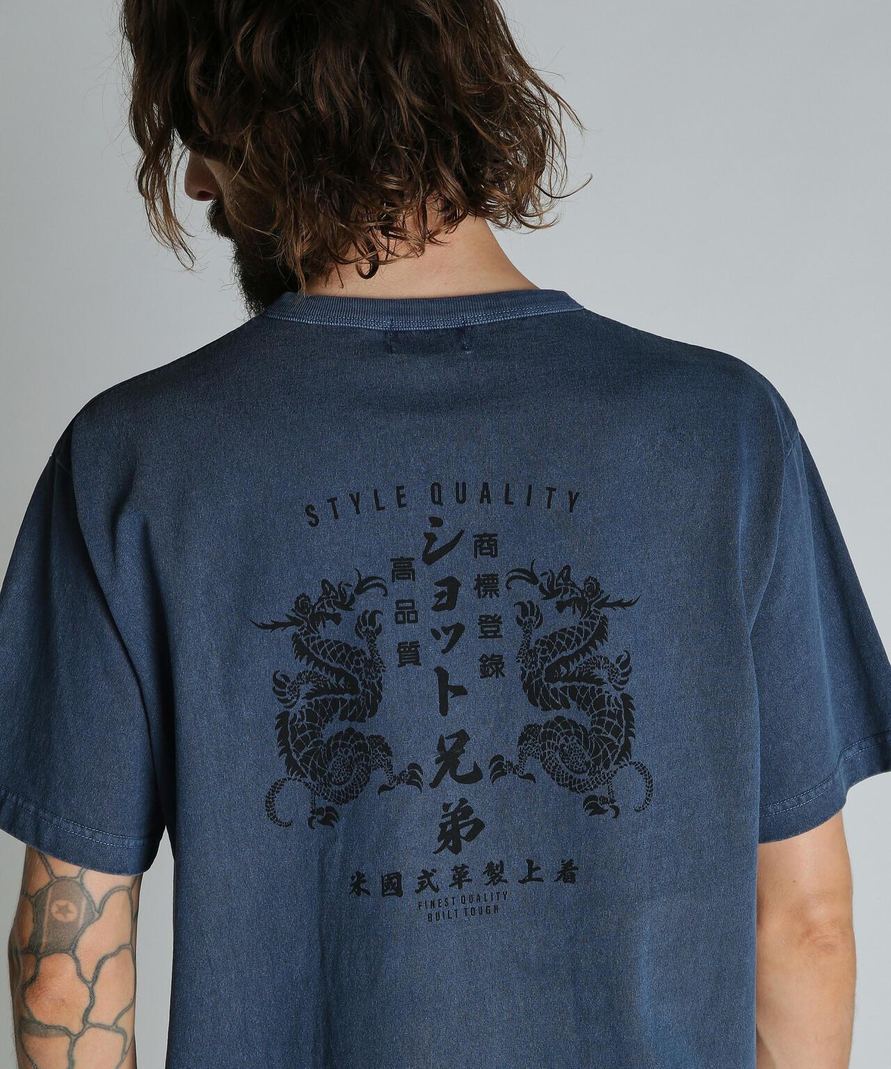 ADVERTISEMENT DRAGON PG T-SHIRT 龍圖案印花 短袖T恤
