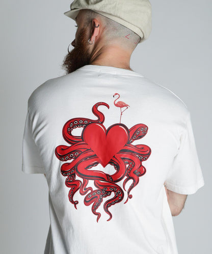 HEART OCTOPUS T-SHIRT 心形章魚圖案T恤
