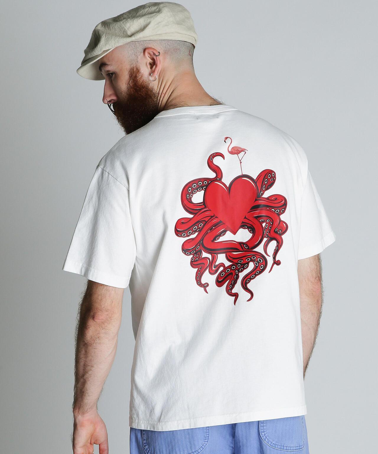 HEART OCTOPUS T-SHIRT 心形章魚圖案T恤