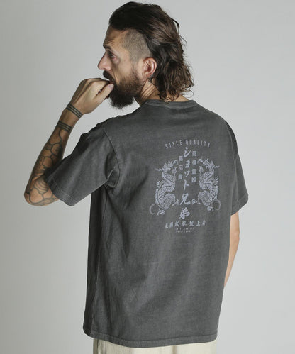ADVERTISEMENT DRAGON PG T-SHIRT 龍圖案印花 短袖T恤