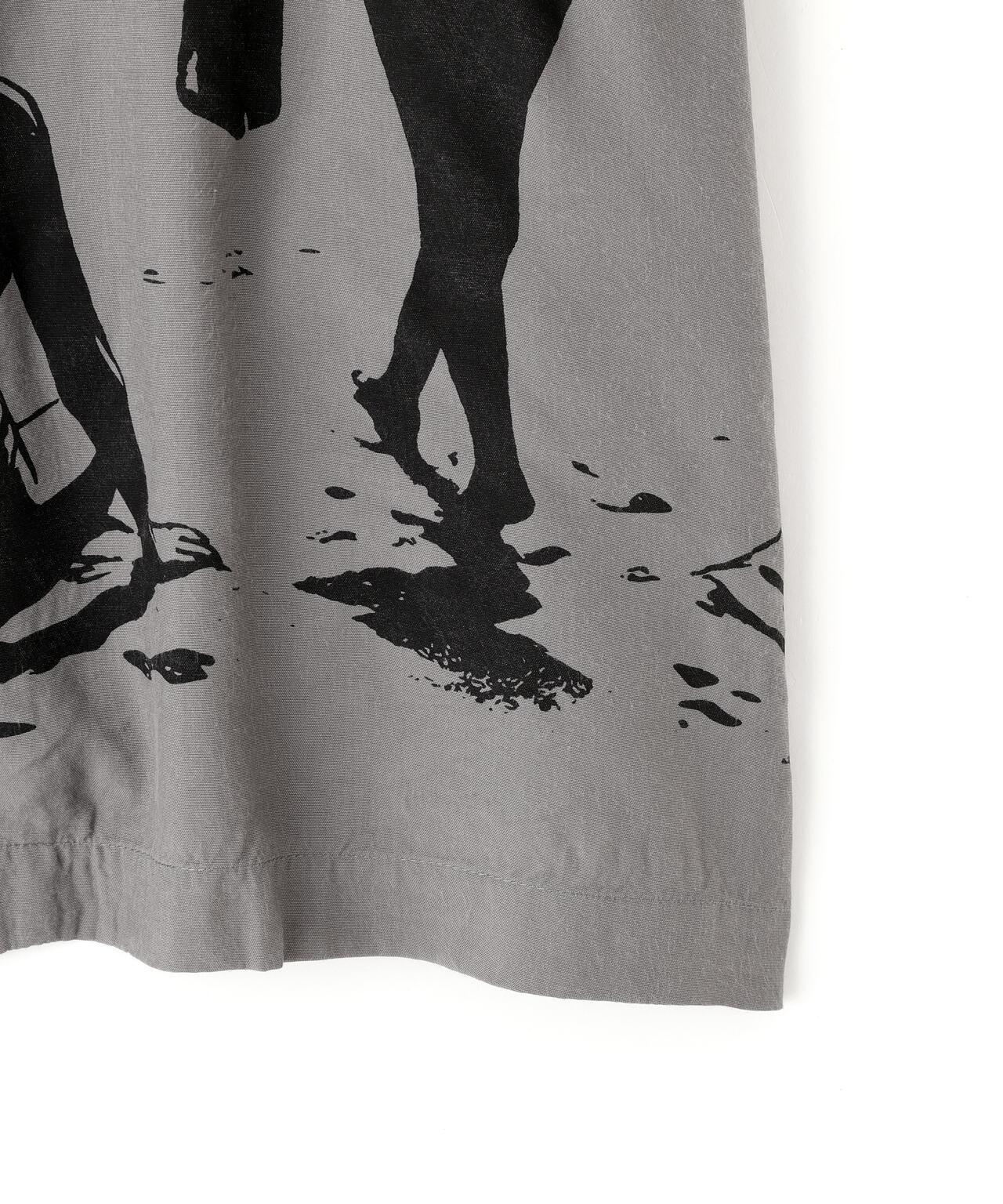 BEACH GIRLS RAYON SHIRT 海灘女孩印花 人造絲襯衫