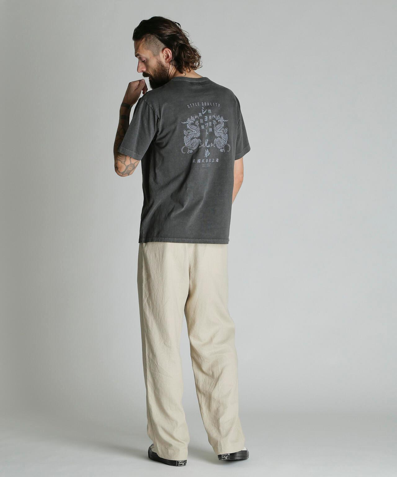ADVERTISEMENT DRAGON PG T-SHIRT 龍圖案印花 短袖T恤