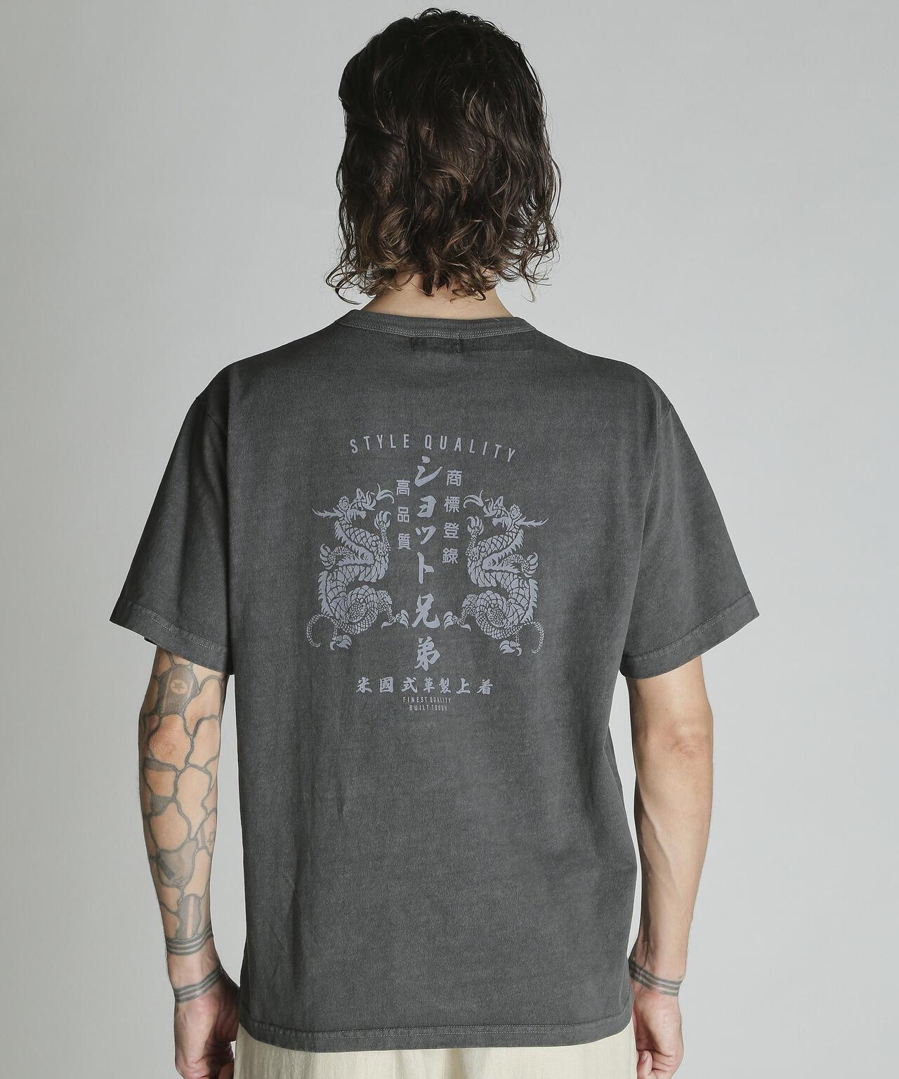 ADVERTISEMENT DRAGON PG T-SHIRT 龍圖案印花 短袖T恤