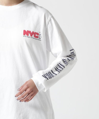 GOOD ROCK SPEED NYC NO PARKING 印花長袖T恤 UNISEX