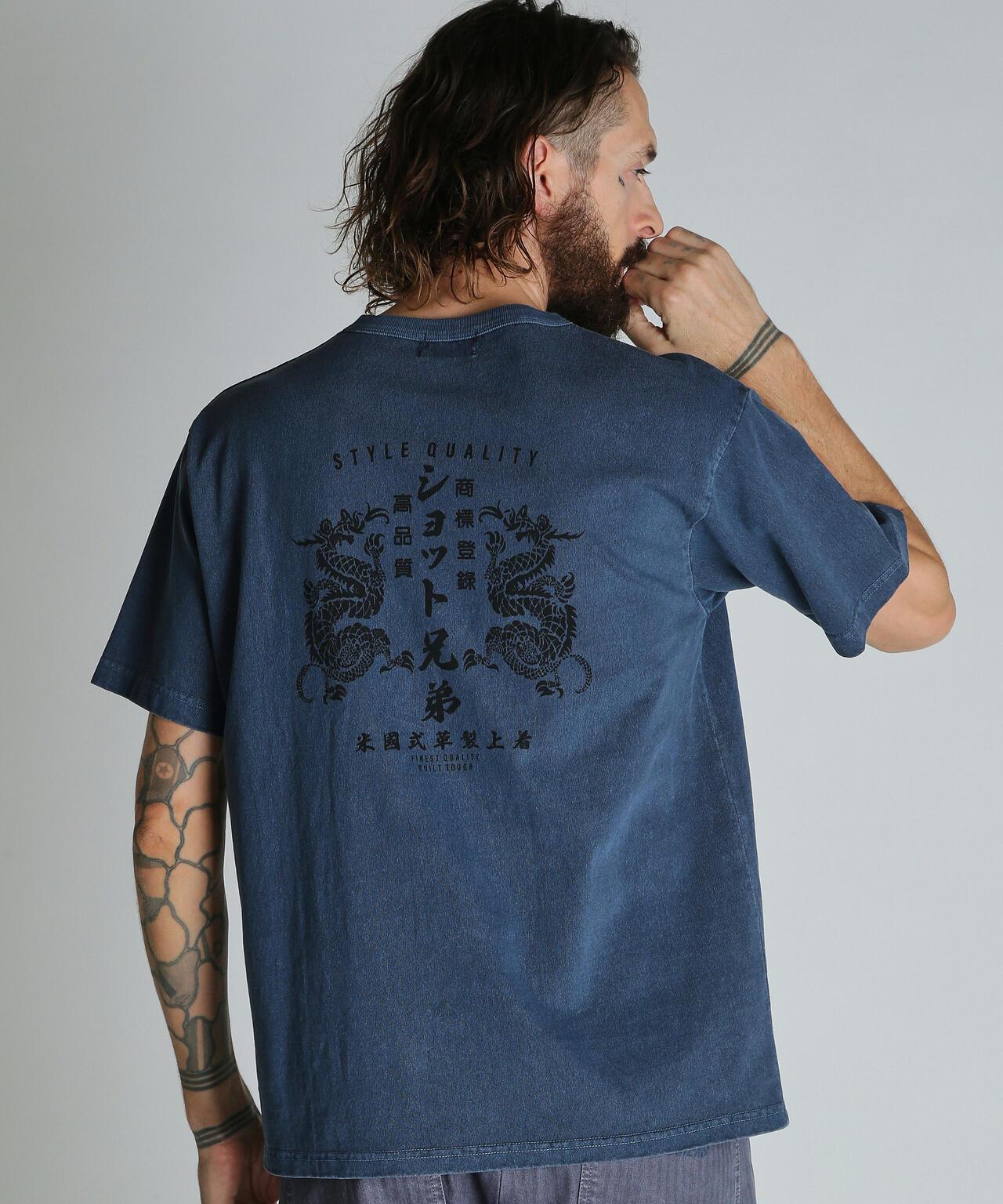 ADVERTISEMENT DRAGON PG T-SHIRT 龍圖案印花 短袖T恤