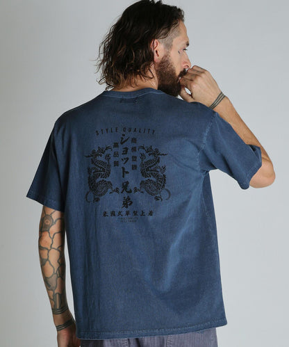 ADVERTISEMENT DRAGON PG T-SHIRT 龍圖案印花 短袖T恤