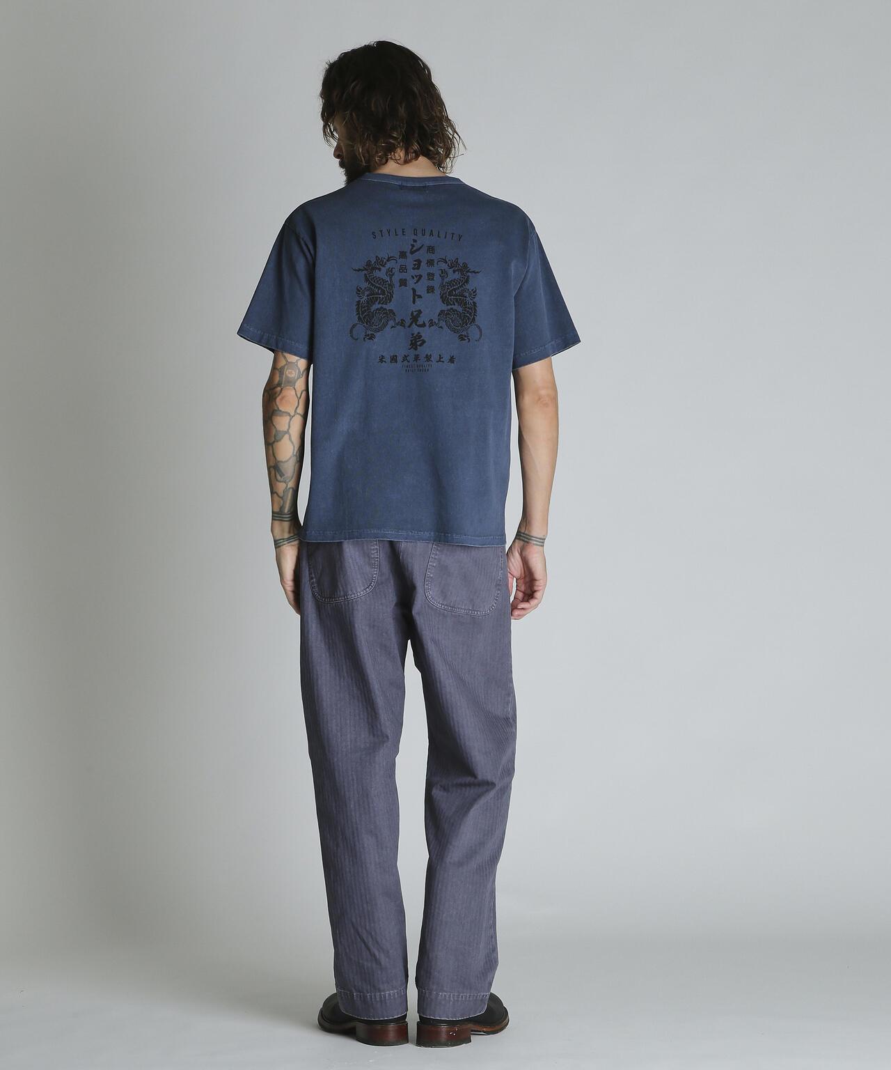 ADVERTISEMENT DRAGON PG T-SHIRT 龍圖案印花 短袖T恤