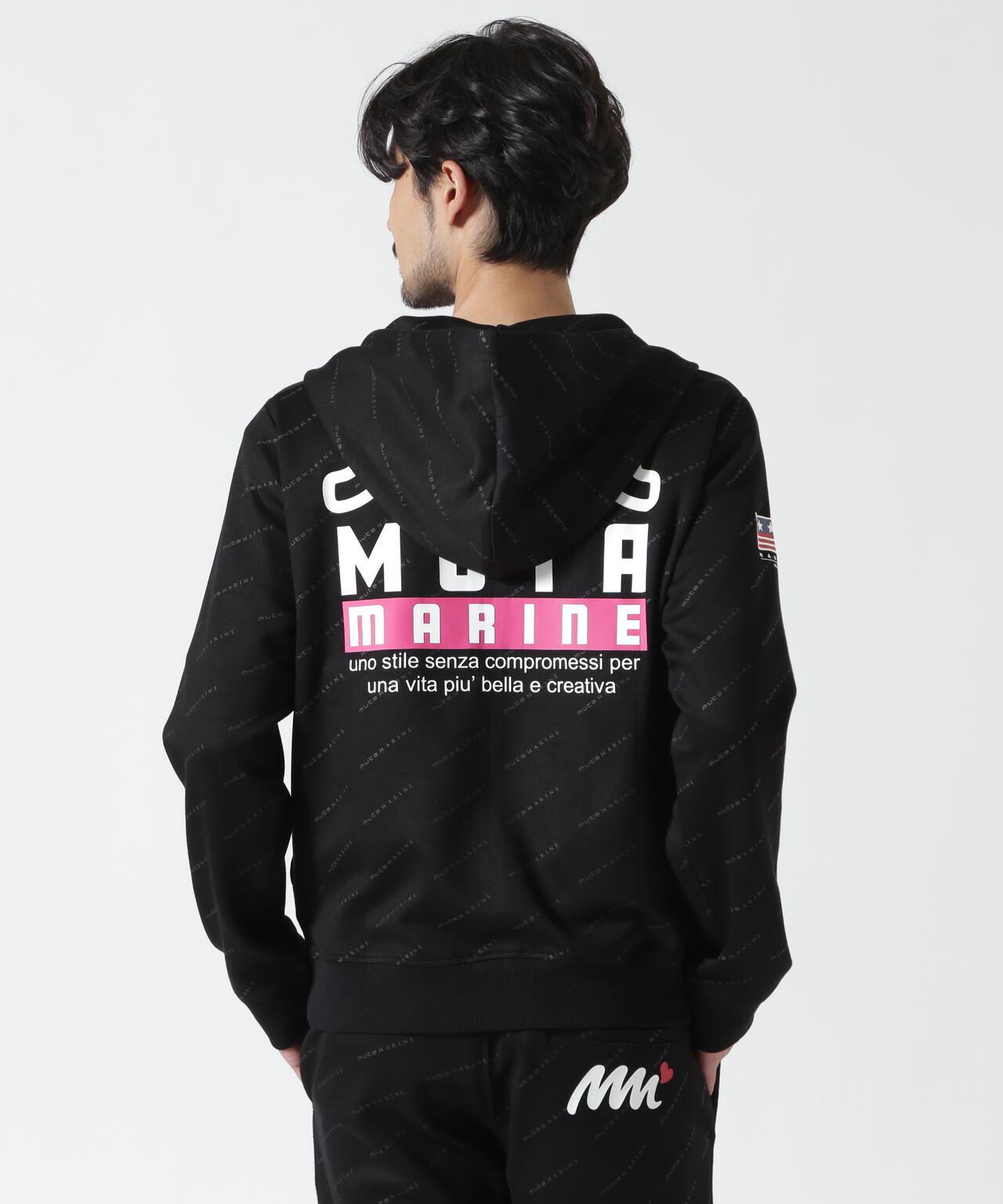 muta MARINE 聯名滿版印花連帽衛衣