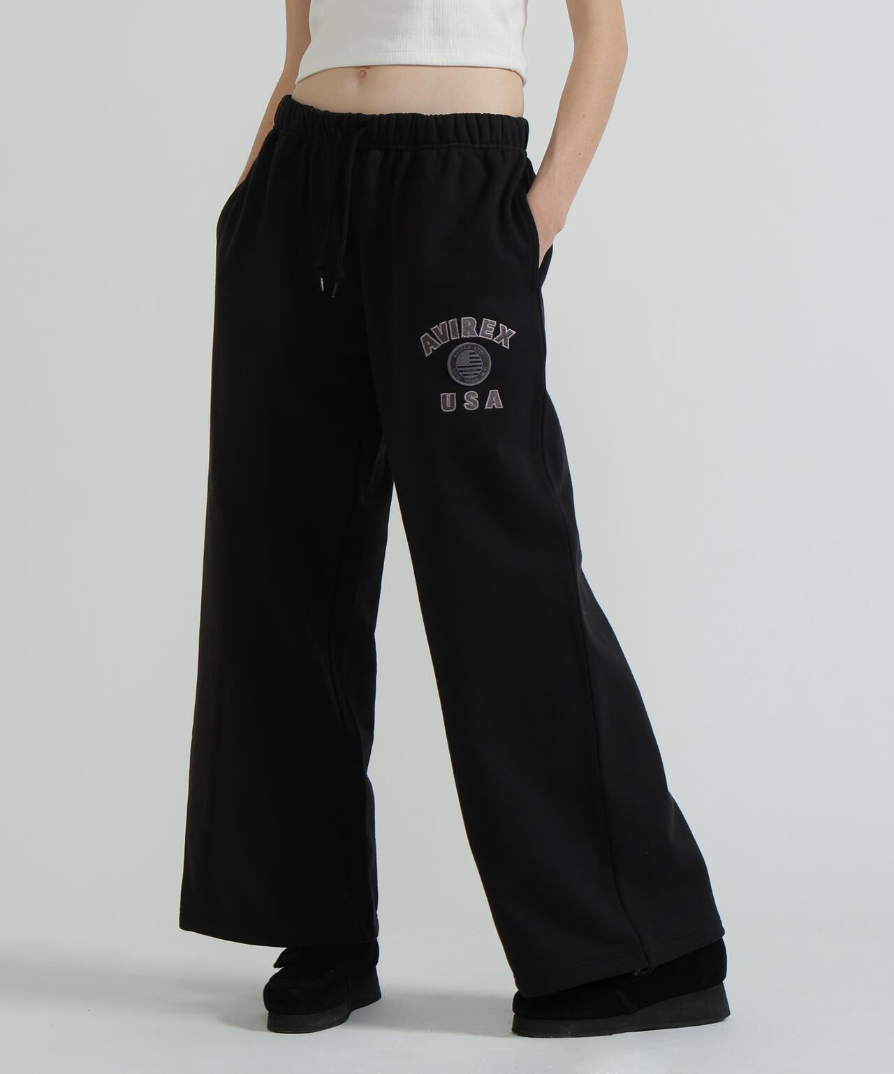 VARSITY FLAG SWEAT PANTS 休閒運動褲 《WOMAN/直営店限定》
