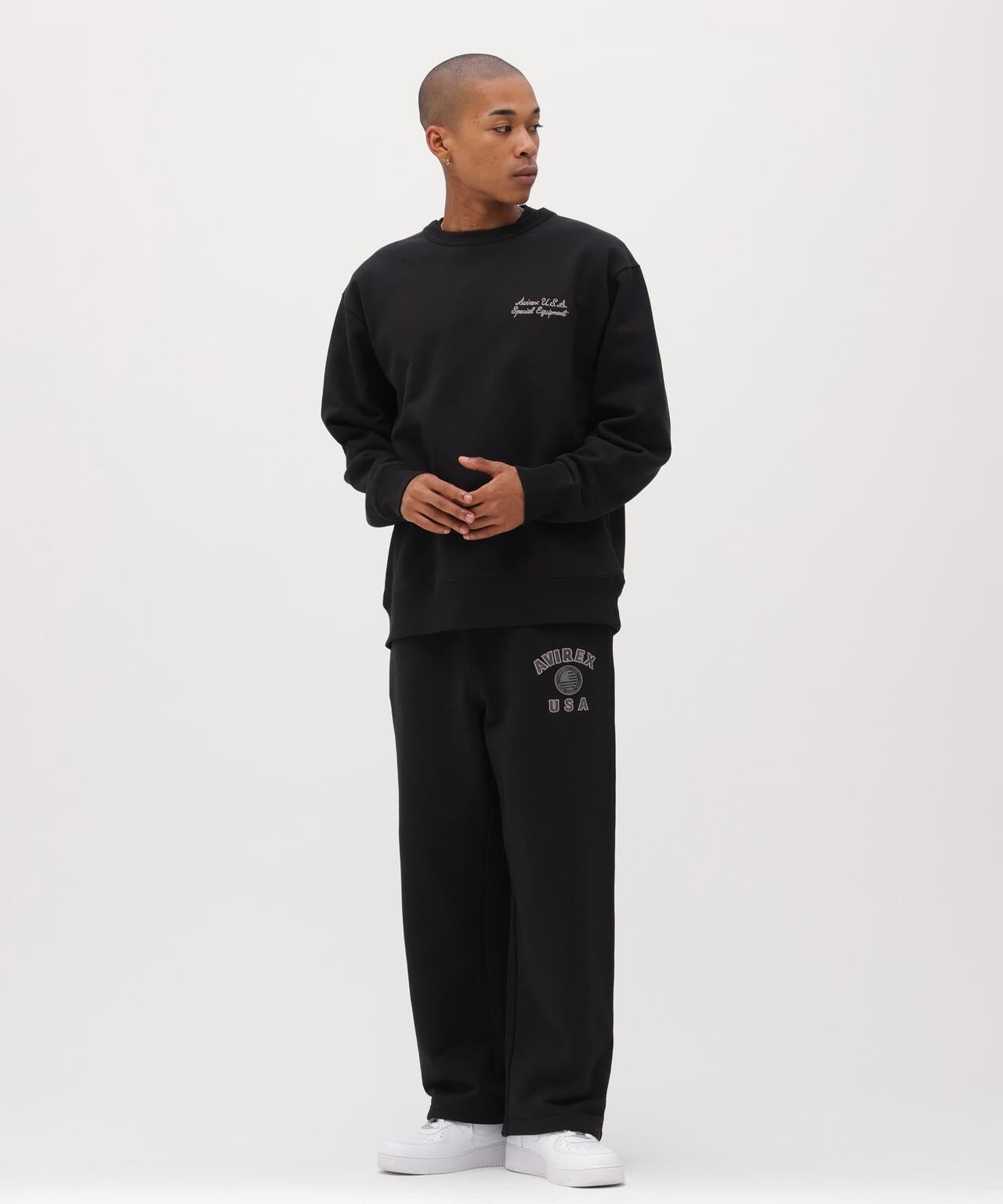 直營店限定 VARSITY FLAG 圓領衛衣