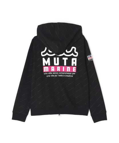 muta MARINE 聯名滿版印花連帽衛衣