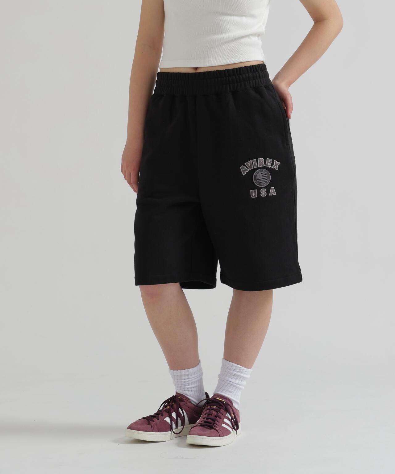 WOMAN Varsity Flag 圖案 HARF PANTS 短褲（直營店限定）