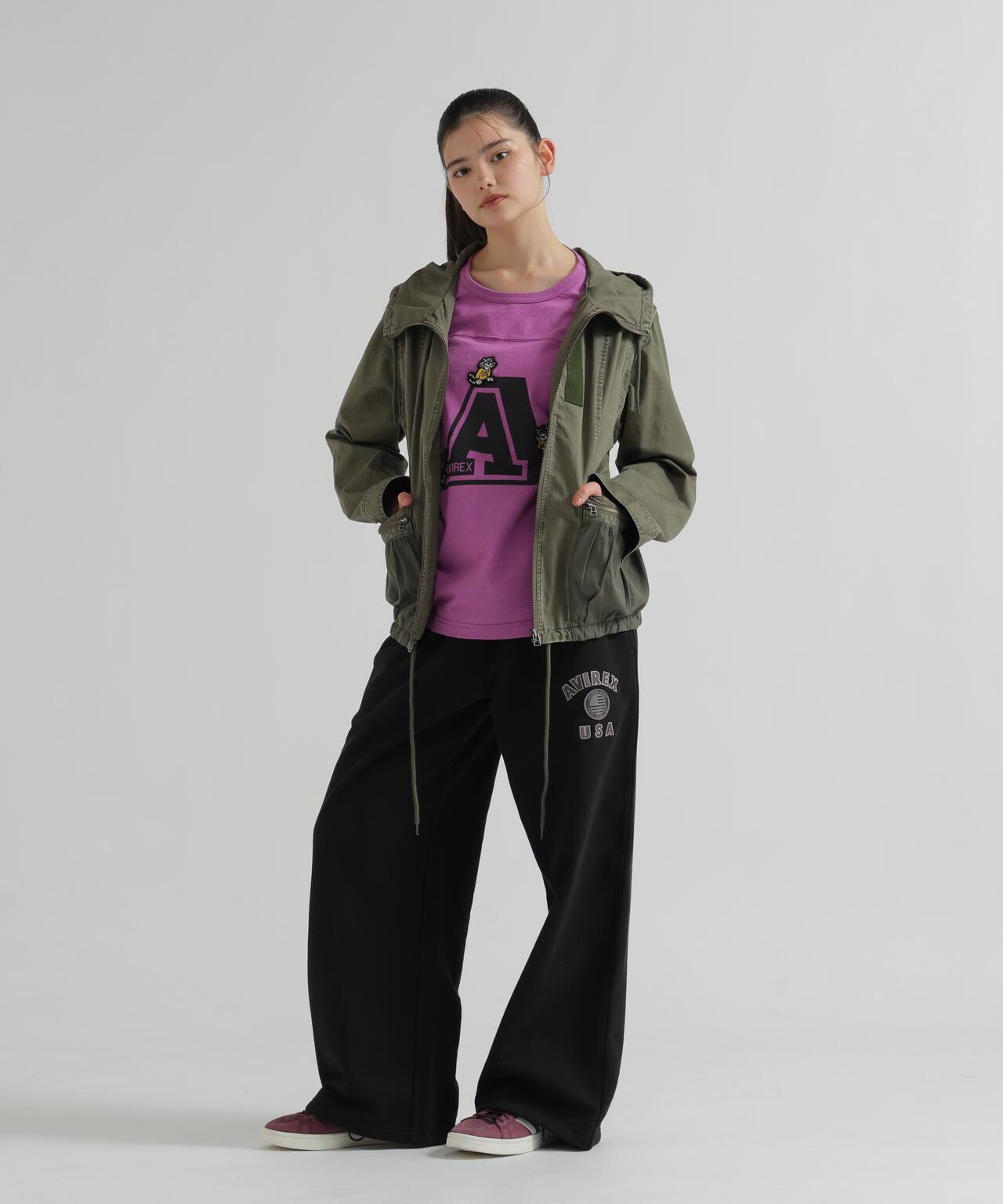 VARSITY FLAG SWEAT PANTS 休閒運動褲 《WOMAN/直営店限定》