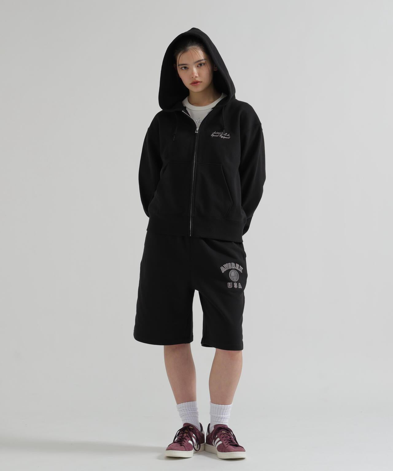 WOMAN Varsity Flag 圖案 HARF PANTS 短褲（直營店限定）