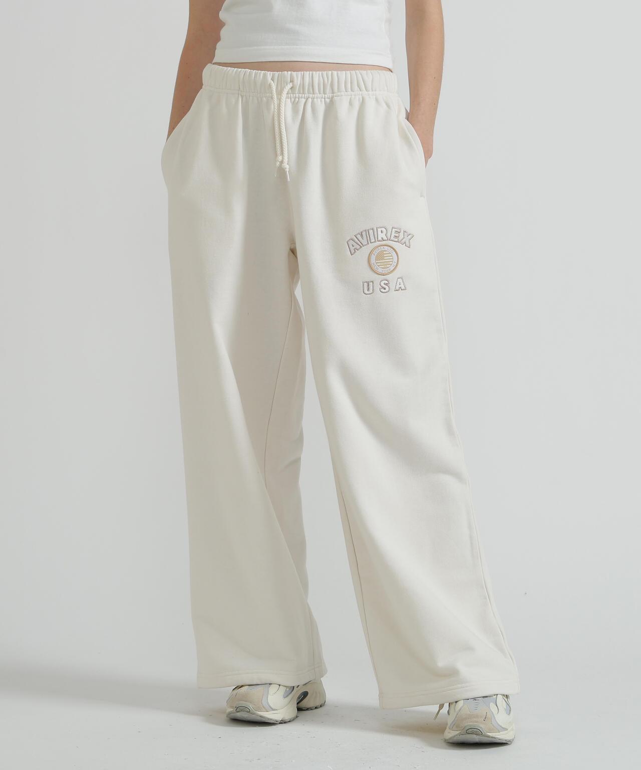 VARSITY FLAG SWEAT PANTS 休閒運動褲 《WOMAN/直営店限定》