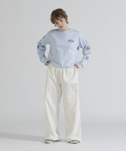 VARSITY FLAG SWEAT PANTS 休閒運動褲 《WOMAN/直営店限定》