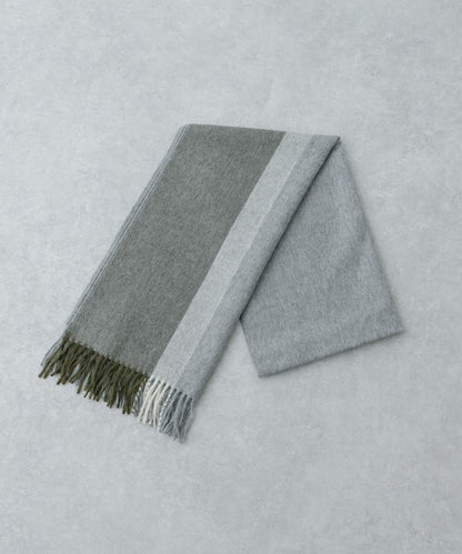 THE INOUE BROTHERS Brushed Scole Stripe 條紋刷毛圍巾