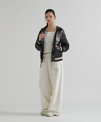 VARSITY FLAG SWEAT PANTS 休閒運動褲 《WOMAN/直営店限定》