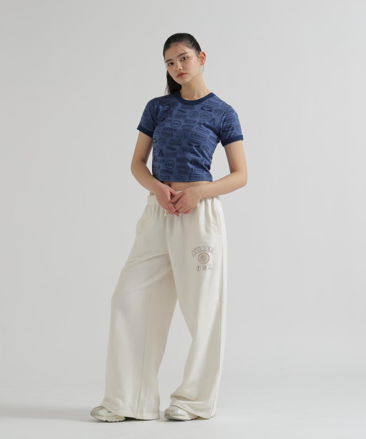 VARSITY FLAG SWEAT PANTS 休閒運動褲 《WOMAN/直営店限定》