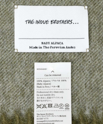 THE INOUE BROTHERS Brushed Scole Stripe 條紋刷毛圍巾