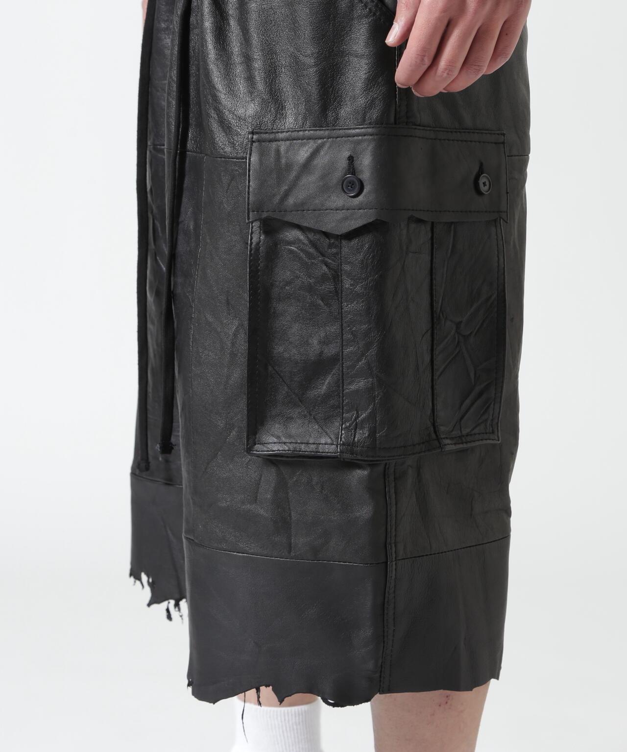 FR(13)NDS フレンズ REPRO-LEATHER CARGO SHORTS