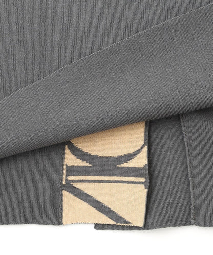 隱藏Logo針織半身裙