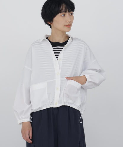 《洗える》 泡泡紗襯衫外搭