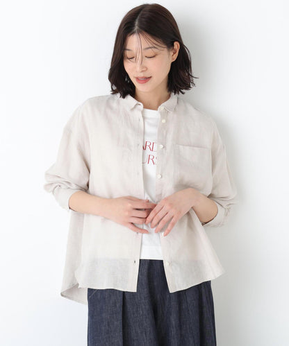 名品 100%亞麻 可水洗 Hardman亞麻襯衫