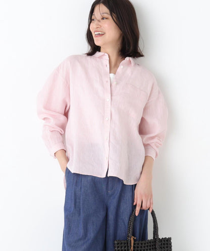 名品 100%亞麻 可水洗 Hardman亞麻襯衫