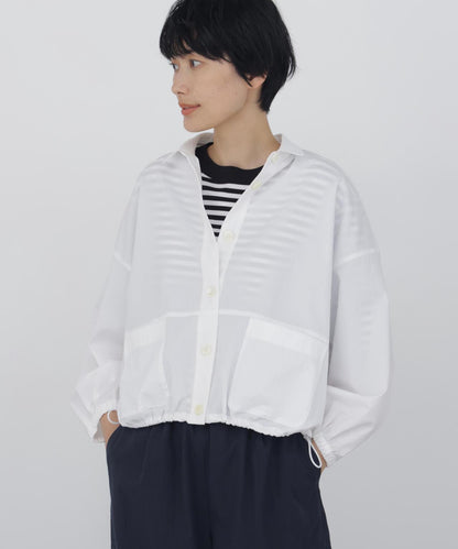 《洗える》 泡泡紗襯衫外搭