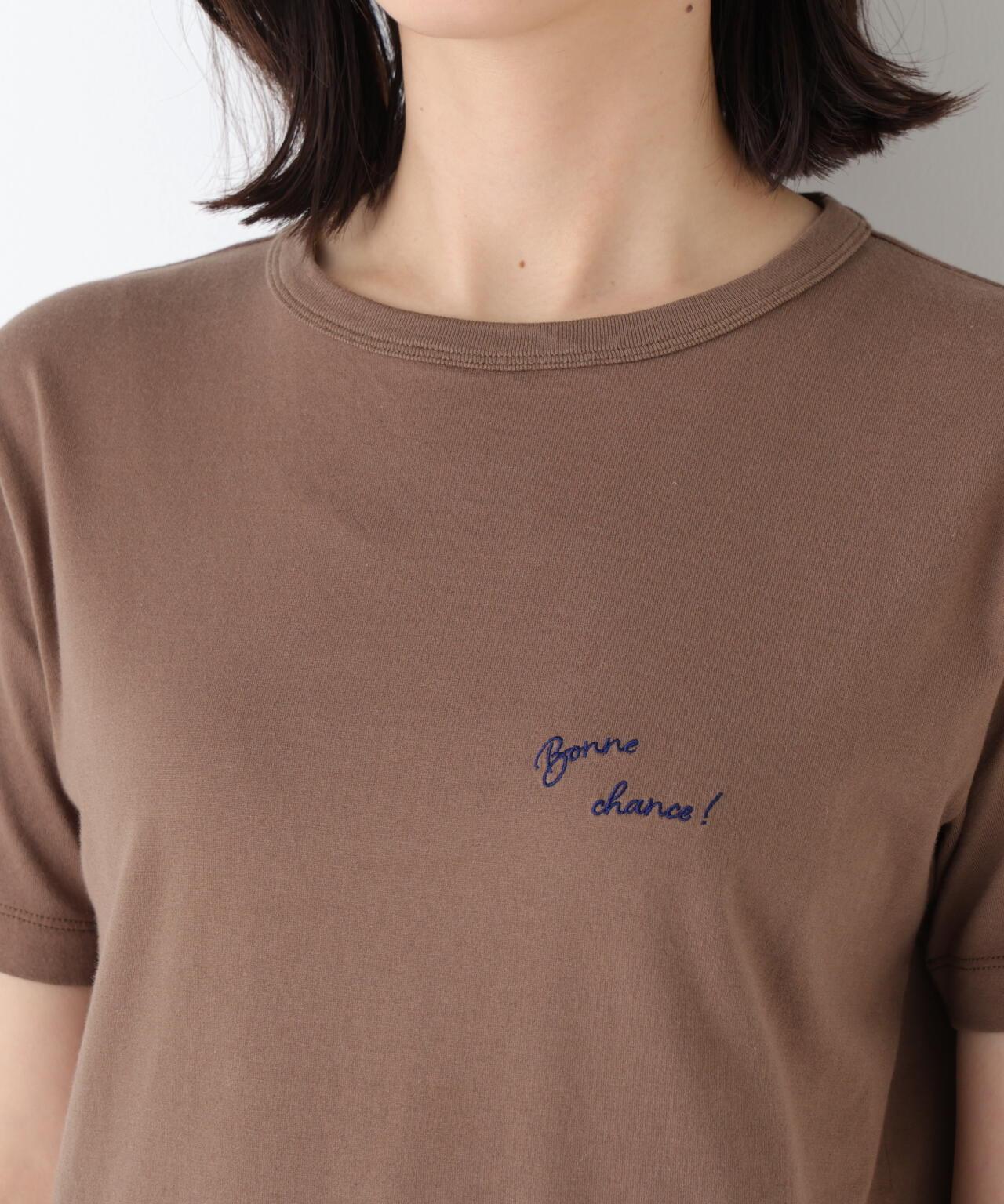 Bonne chance 刺繡logoT恤