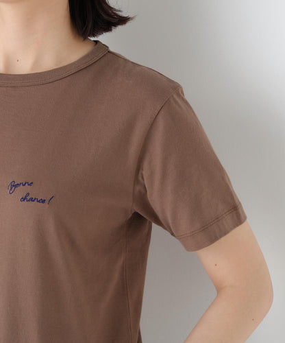 Bonne chance 刺繡logoT恤