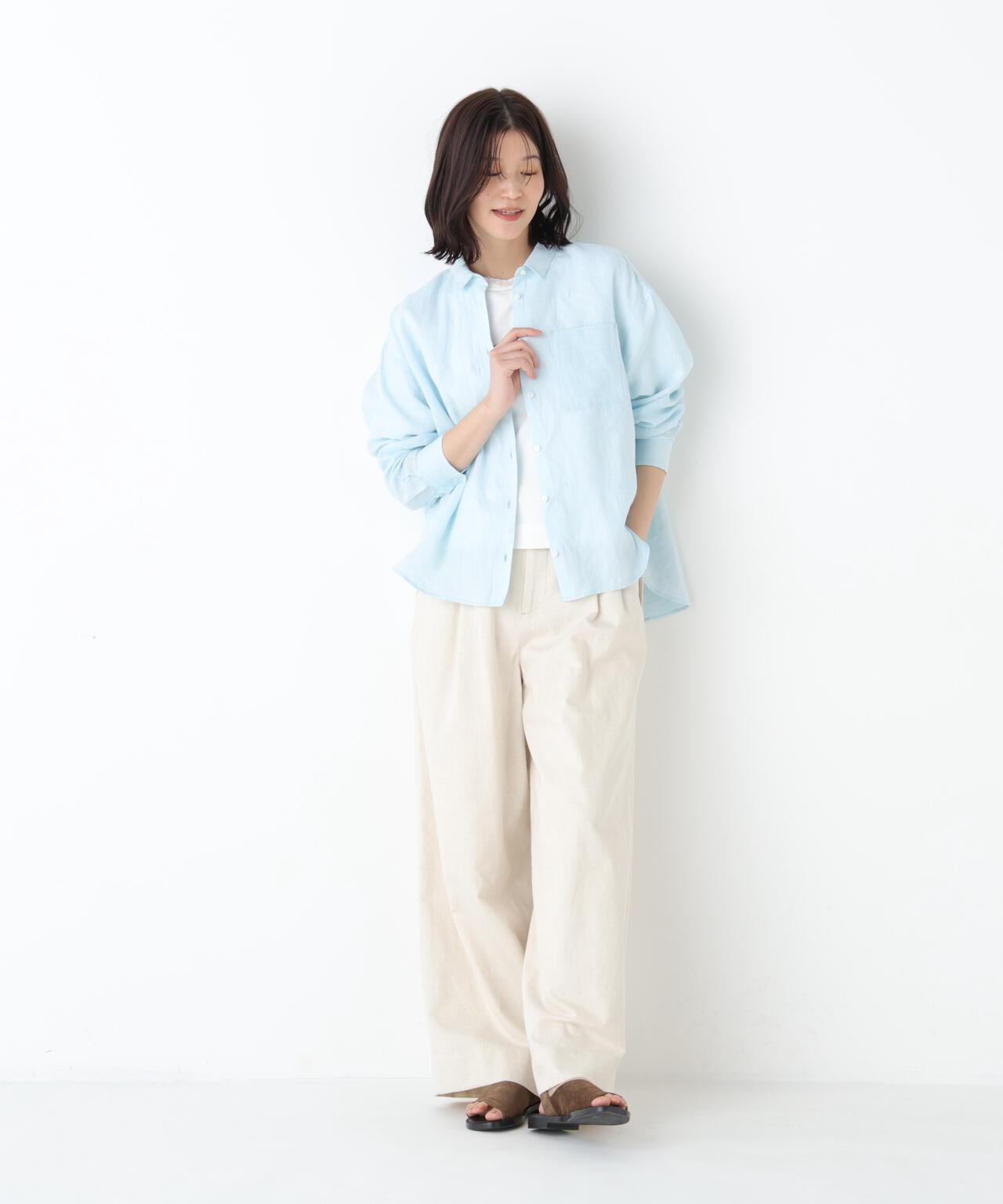名品 100%亞麻 可水洗 Hardman亞麻襯衫