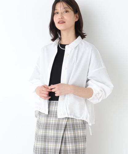 《洗える》 泡泡紗襯衫外搭