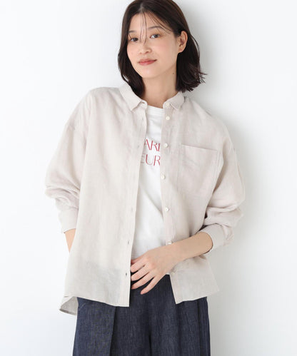 名品 100%亞麻 可水洗 Hardman亞麻襯衫