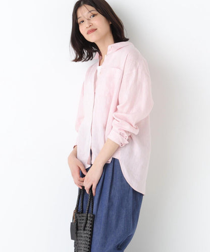 名品 100%亞麻 可水洗 Hardman亞麻襯衫