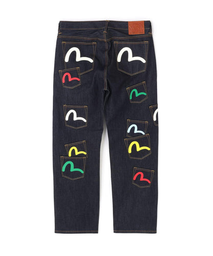 EVISU/エヴィス 多口袋 直筒版型 牛仔褲