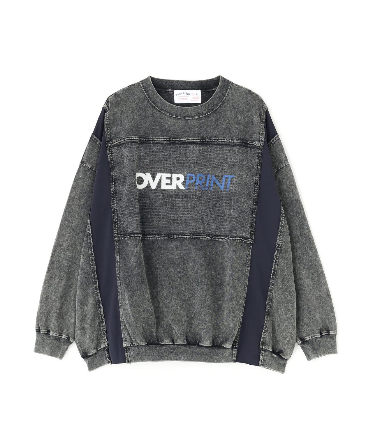 overprint/オーバープリント 聯名 pigment SIGNBOAD 長袖T恤
