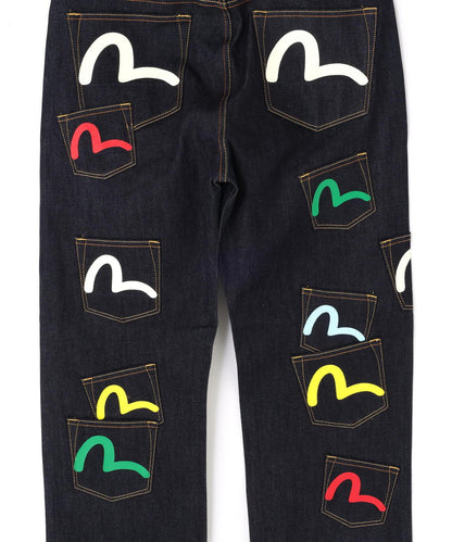 EVISU/エヴィス 多口袋 直筒版型 牛仔褲
